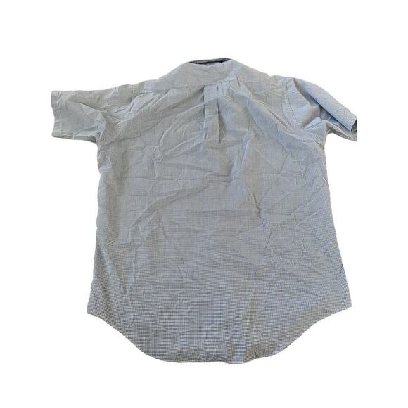 Chaps x Ralph Lauren Men's Blue White Plaid Print Button Down Shirt Size Large - Picture 4 of 8